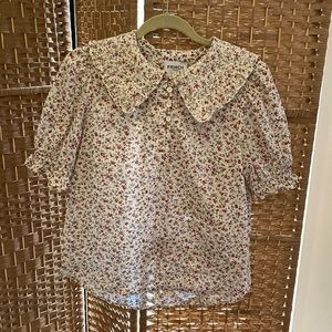 Frnch petter pan collared blouse